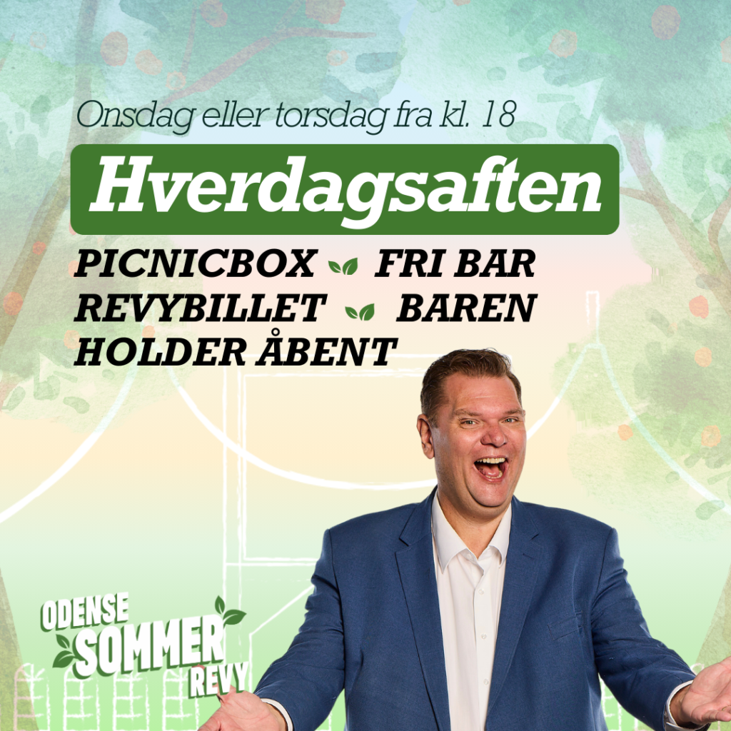 Firmaarrangement-hverdagsaften-odense-sommerrevy