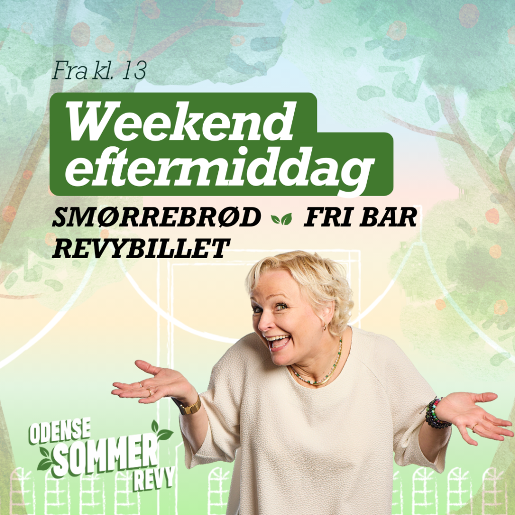 Firmaarrangement-weekend-eftermiddag-odense-sommerrevy
