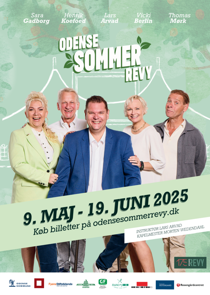 Odense Sommerrevy 2025 plakat OSR 2025 - 50x70 cm