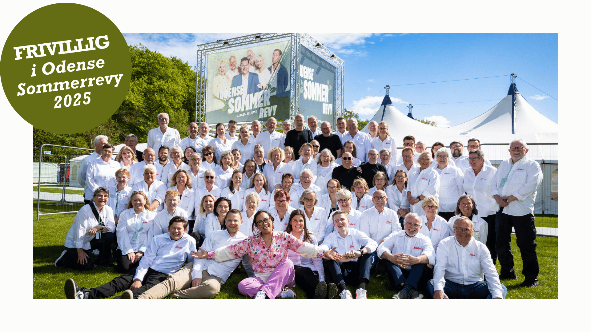 Teamet bag Odense Sommerrevy. Holdet 2025 - Bag om Revyen